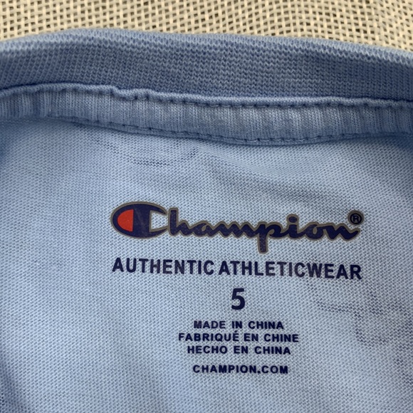 CHAMPION Little Boys Short Sleeve Tee Size 5 - Picture 5 of 9